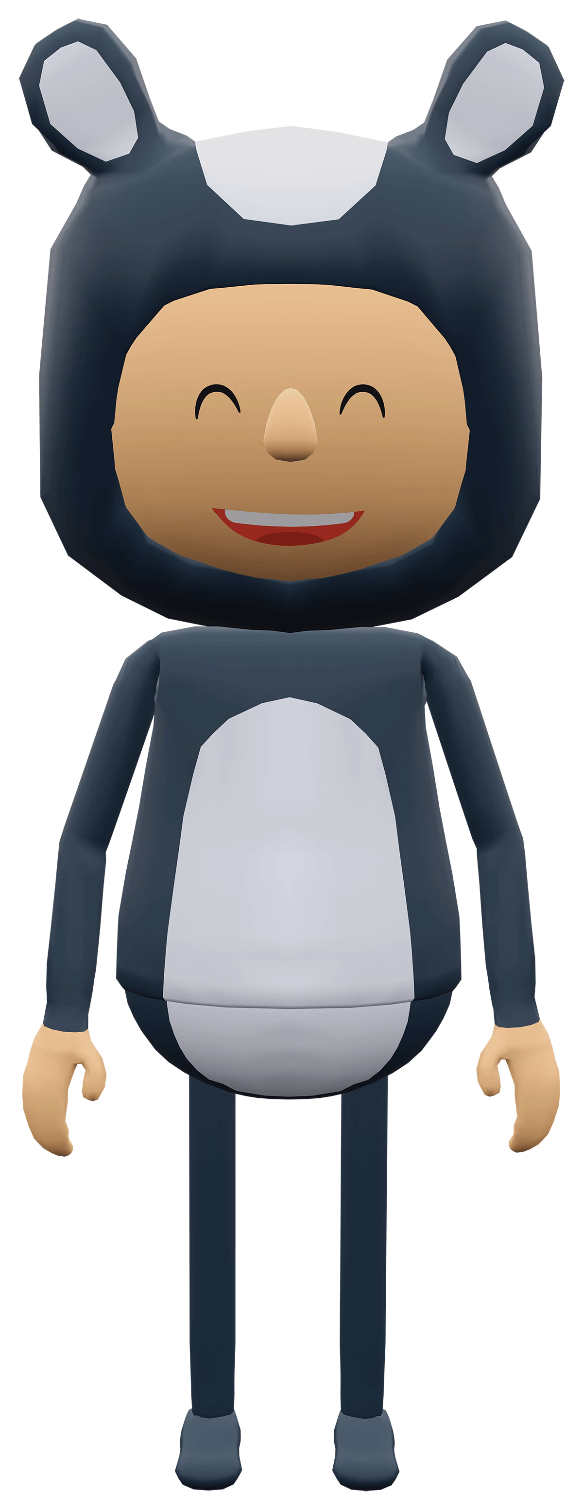 Playroom avatar dressed as a skunk