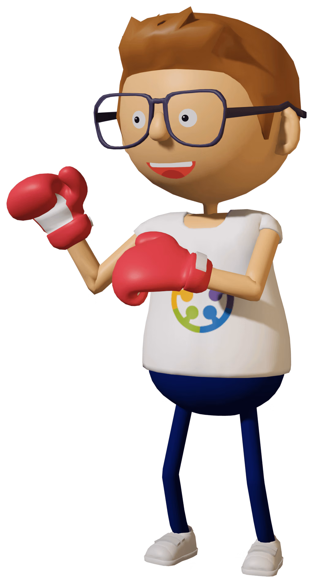 Playroom avatar wearing boxing gloves
